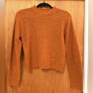 Free People Warm Copper Knit Sweater